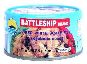 BATTLESHIP Fried White Scale Fish