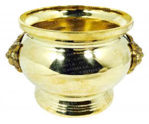 4" Brass Pot