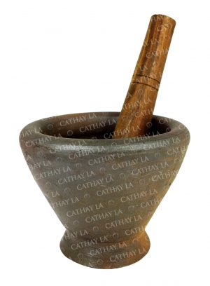 LAOS #9 (L) Mortar Pestle Rock