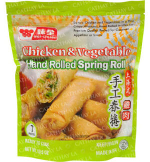 WC  Chicken Veg Spring Roll #81316