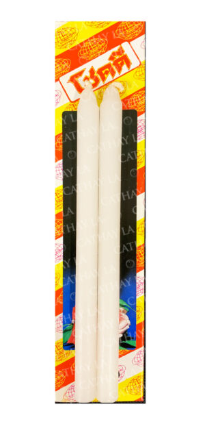 THAI  6 Pc White Candle