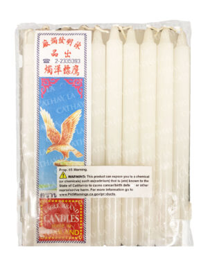 THAI  20 Pc White Candle (BAG)