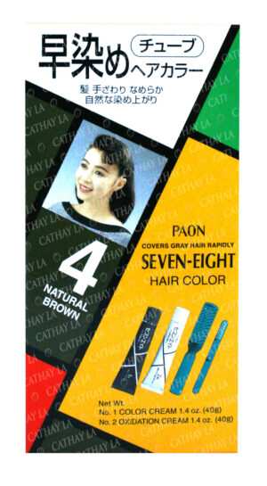 PAON W/Comb #4 Natural Brown