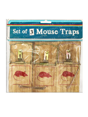 Wood Rat Trap 3 Pc (M)