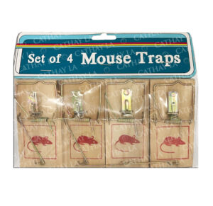 Wood Rat Trap 4 Pc (S)